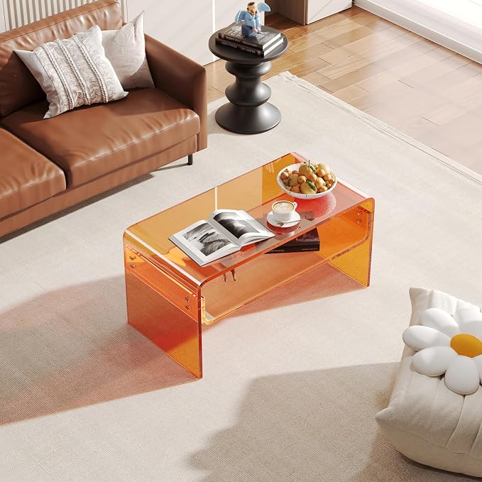 Acrylic Coffee Table, Modern Tea Table - Image 2