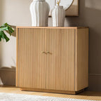 HULALA HOME Solid Wood Sideboard Buffet Cabinet by HULALAHOME