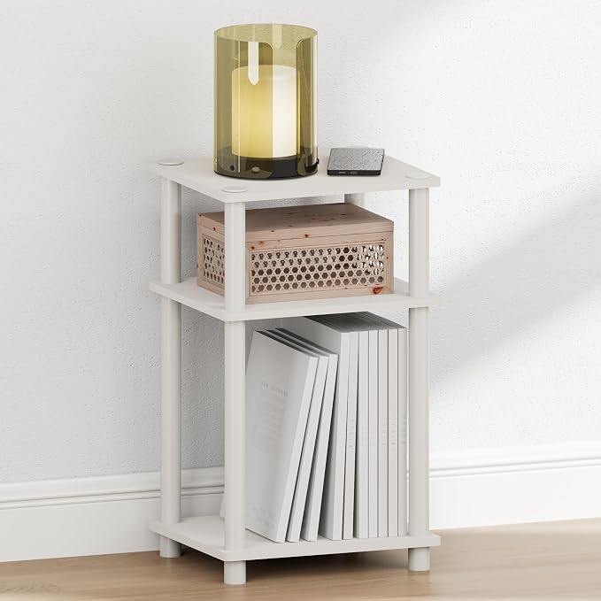 Furinno Just Turn-N-Tube Open Storage Nightstand, 1 Pack - Image 3