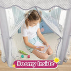 Monobeach Princess Tent Girls Large Playhouse Kids Castle Play Tent - Image 5