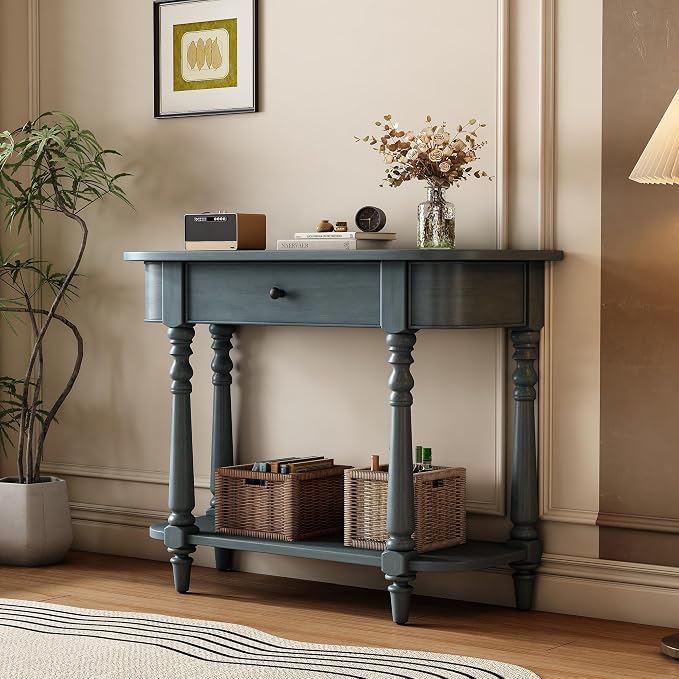 Retro Curved Console Table - Image 3