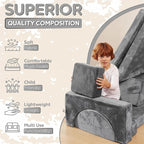 Contour Comfort Kids Couch 14 PC Modular Kids Play Couch Set – Convertible Sofa - Image 3