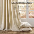 95 Inches Long Pinch Pleated Semi Sheer Curtains - Image 5