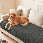 Couch Cover for Dogs, Washable Non Slip Plush Flannel Sofa Protector | Thick by hyha