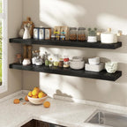 Dreamland 55 Inch Black Floating Shelves - Image 2
