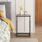 TUTOTAK End Table, Side Table, Tall Couch Table, Sofa Table, Living Room - Image 4
