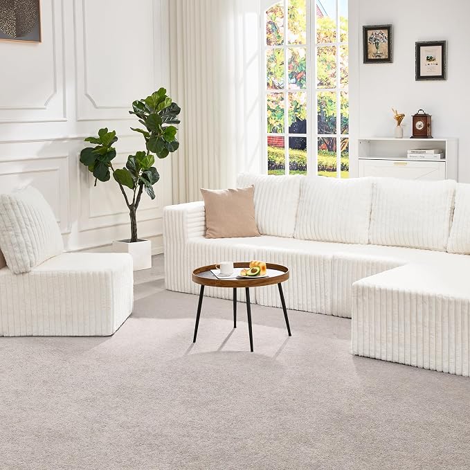 Hobestluk Modular Sectional Sofa Memory Foam Couch Sofa Bed Loveseat - Image 8