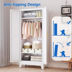 GAIOUS Metal Wardrobe Cabinet - Image 6