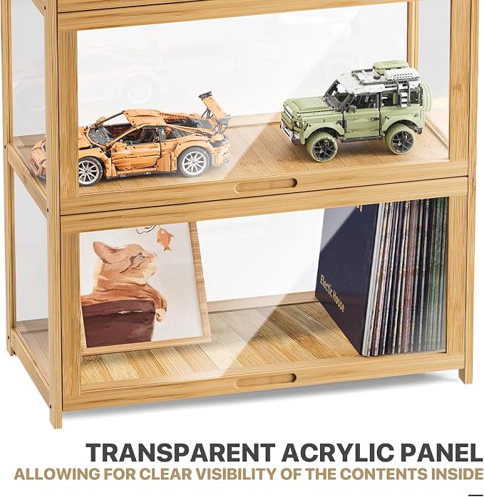 MoNiBloom 67.5" Curio Display Cabinet - Image 5
