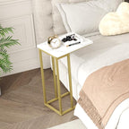 Function Home C Shaped End Table, Small Side Tables - Image 4