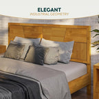 Bme Trapeze King Bed Frame – Modern Solid Wood Bed - Image 4