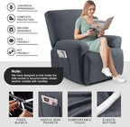 Timeles Recliner Covers Recliner Chair Covers Reclining Couch Covers Sofa - Image 3