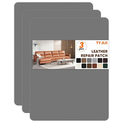 Leather Repair Patch Self Adhesive, 8.3″ x 11″ Vinyl Patch Kit, Leather Repair by Unknown