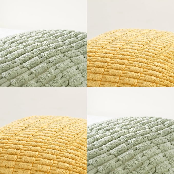 Fancy Homi 4 Packs Decorative Throw Pillow Covers - Image 4