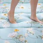 MAXYOYO Rustic Floral Korean Floor Mattress, Foldable Mat Roll Up Camping - Image 8