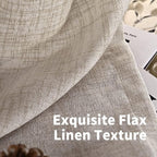 YoungsTex Natural Linen Curtains 42 X 84 Inch Long - Image 4