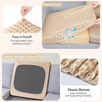 8Pcs Patio Cushion Covers Stretch Outdoor Furniture Protector Slipcovers | - Image 5
