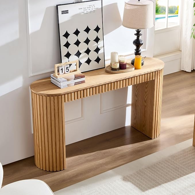 59.05'' Curved Console Table - Image 9
