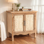 RoyalCraft Sideboard Buffet Kitchen Storage Cabinet, Solid Wood Credenza Accent by Bringyoubetterlife