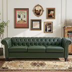 LEVNARY Chesterfield Sofa, 3 Seater Tufted Couch by LEVNARY