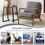 VINGLI Upgraded Premium Corduroy Accent Chair, Upholstered Arm Chair, Solid - Image 7