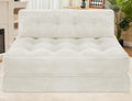 HABUTWAY Folding Sofa Bed, Foldable Floor Sofa Lounge w/Dual-Pillow & Handle by HABUTWAYMakeYourLifeComfortable