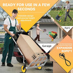 Aluminum Folding Hand Truck 309lb Capacity - Image 3