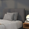 Flash Furniture Bedford Tufted Upholstered Twin Size Headboard in Dark Gray by FlashFurniture