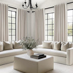 Topfinel Linen Beige Blackout Curtains 84 Inch Long 2 Panels, Linen Blend - Image 5