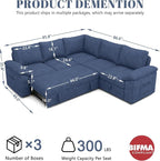 85 Inch Modular Sectional Sofa - Image 3