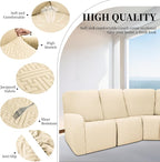 100% Waterproof Sectional Recliner Couch Covers - Image 6