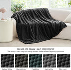 BEDELITE Black Large Throw Blanket - Image 8