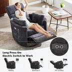 Power Recliner, Nursery Swivel Rocking Glider Chair - Image 6