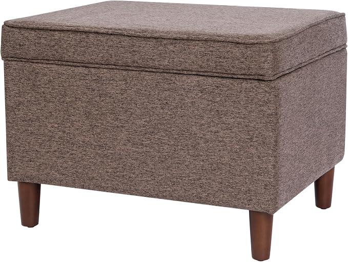 HomePop Home Decor | Dinah Collection Modern Storage Ottoman | Ottoman - Image 8