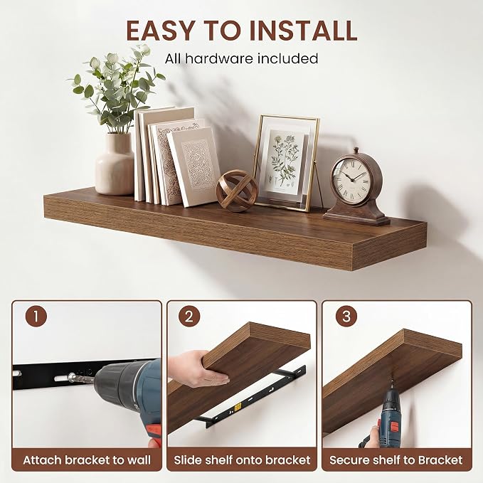 Dreamland 40 Inches Floating Shelves - Image 5