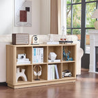 Joaxswe 8 Cube Storage Book Shelf, Floor Standing Wooden Cubby Bookcase - Image 6