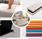 Shoe Storage Ottoman Foldable Seat Footrest Tufted Bench End of Bed Storage - Image 7