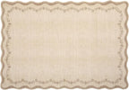 GarveeHome Scalloped Entryway Rug 2x3 Jute Washable Front Door Entry Rug | Tan - Image 8