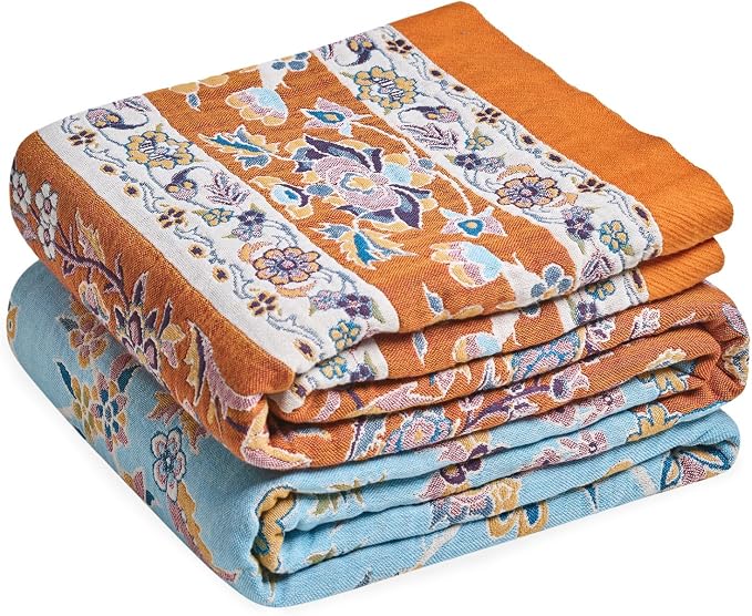 LUTBM Boho Throw Blanket for Couch Sofa Chair Cotton Summer Blankets for by LUTBMFindYourFreeSpiritatHome
