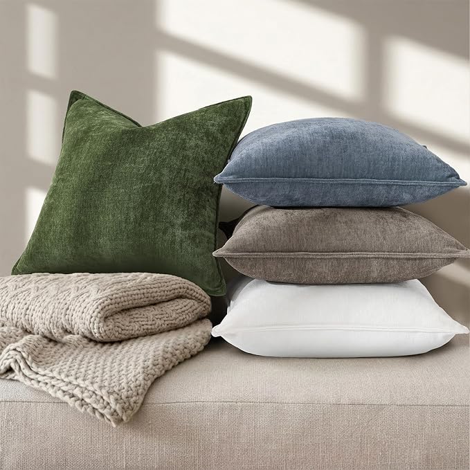 decorUhome Summer Couch Throw Pillow Covers 18x18 Set of 2, Decorative Soft - Image 6