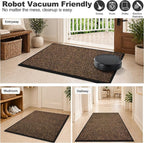 Super Absorbent Front Door Mat, 29.5" x 17", Non-Slip Washable Indoor Doormats - Image 7