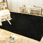 Ashler Faux Fur Rug, Ultra Soft Faux Rabbit Fur, 6 x 9 Feet Rectangle, Machine - Image 4