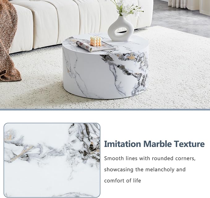 23.6'' Modern Round Coffee Table - Image 6