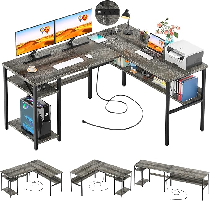 Unikito Reversible L Shaped Desk by Unikito