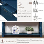 Knocbel Long Antique Entry Console Table - Image 8