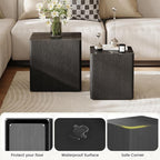 Nesting Coffee Table Set of 2, Modern Coffee Table and End Table Sets, Small - Image 4