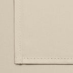 Yakamok Room Darkening Curtains 52x63 inch Length Cream Beige-Living Room | 2 - Image 6