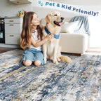 pmtsns Area Rugs 2x8 Runner Rug: Washable Hallway Rug Modern Abstract Neutral - Image 5