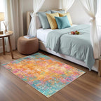 RELEANY Washable 3'x5' Abstract Area Rug - Image 8