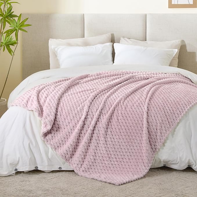 BEDELITE Lotus Pink Throw Blanket - Image 5